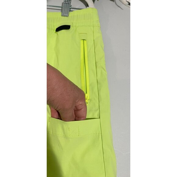 ATG By Wrangler Neon Lime Green Tide Shorts Mid Rise 4" Inseam XL - Picture 4 of 16